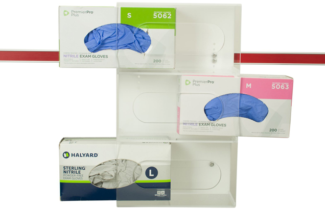 IC288 Hospital Equipment Hospital Equipment Mounting Plate with gloves box holder