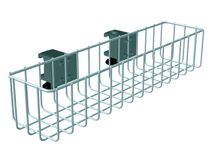 pm_basket with two clamps_Z2S0666N.jpg Basket With Two Clamps for Hospital Equipment
