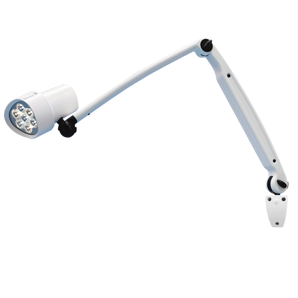 Halux Led N50 Exam Light Color Changing, Dimming, Gooseneck – Wall Mount Hospital equipment exam light color changing, dimming, gooseneck – wall mount.