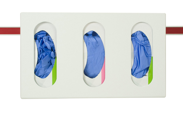 IC227 Hospital Equipment Hospital Equipment Mounting Plate with gloves box holder