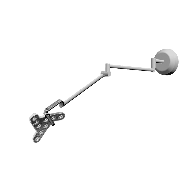 Triango Led Minor Procedure Light Dimming Wall Mount – 100-1 W Triango led minor procedure light dimming wall mount - Hospital Equipment.