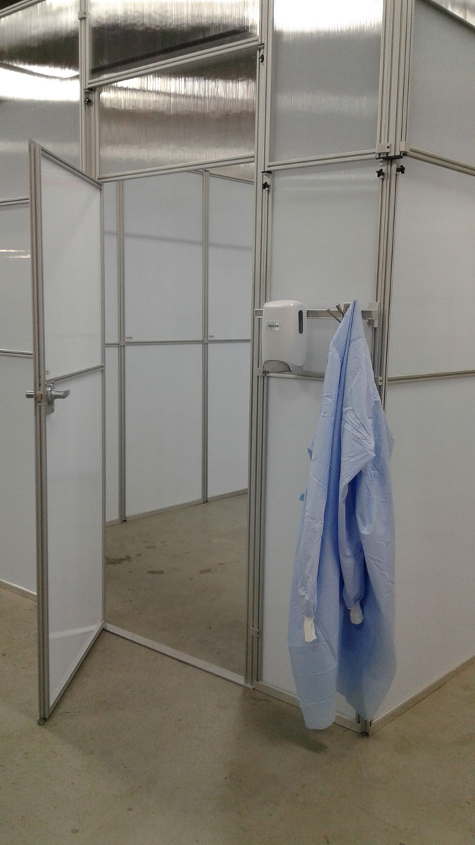 Proflex Barrier Systems in ER Hospital Equipment